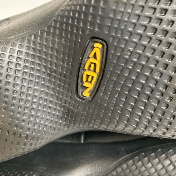 KEEN Bern Baby Bern Lace Up Leather Boots 8.5 Black Gray Comfort Prairie Western - Picture 11 of 15